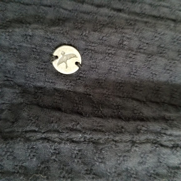 Navy Eddie Bauer Top - Worn Once - Sz Large - Picture 6 of 11